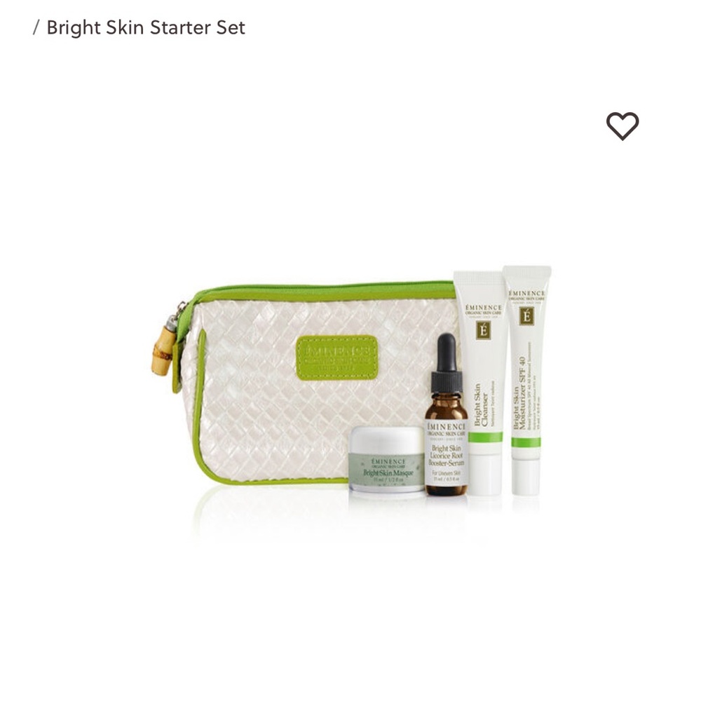 Eminence Organic Skincare Set - Green and White